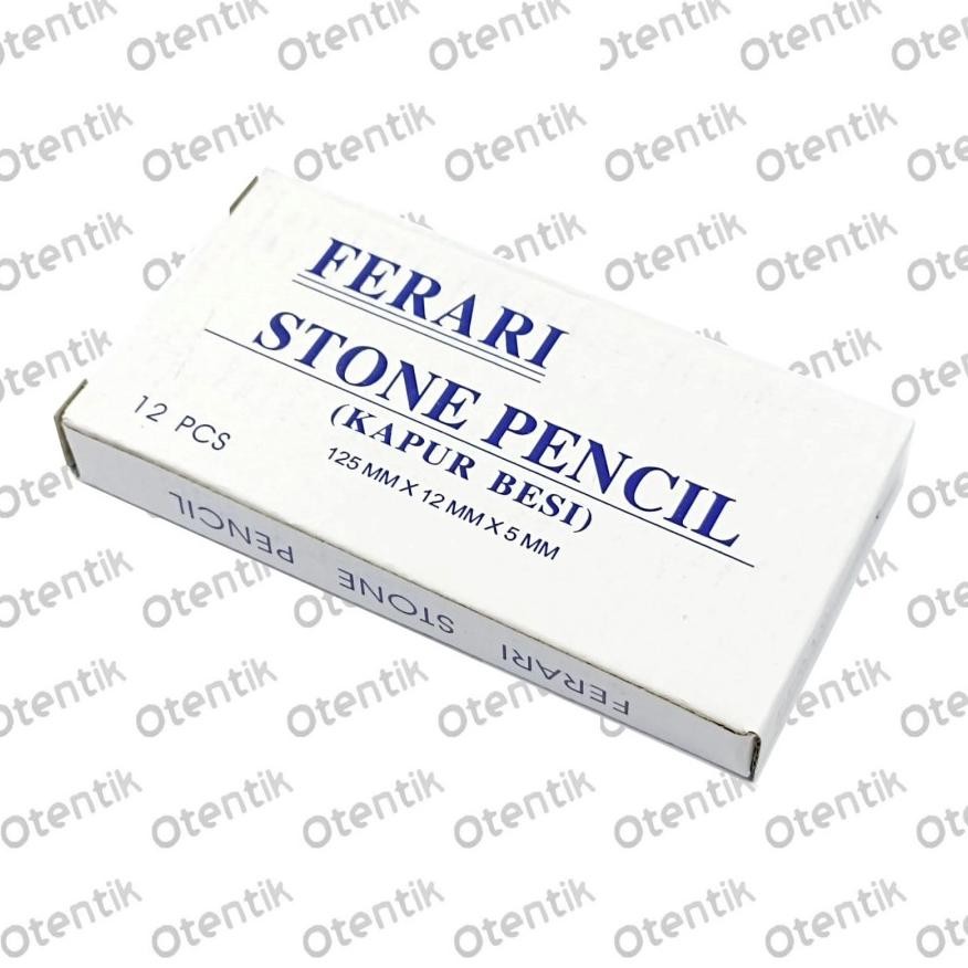 

Terlaris Kapur Besi Ferari Putih - Plate Stone Pencil - Pensil Tulis Besi Good Quality