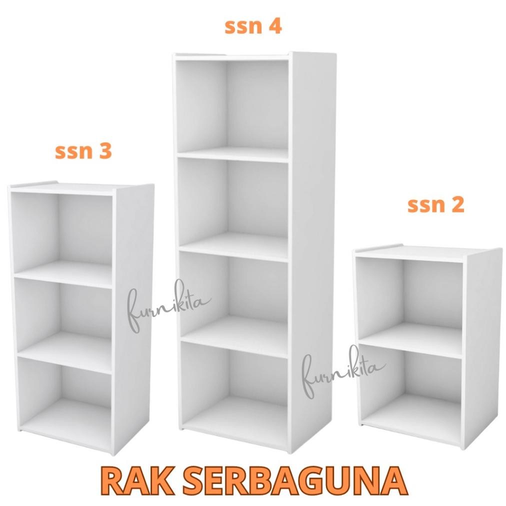 

TERLARIS JTR - Rak Buku Serbaguna Susun 4 Minimalis / Rak Helm / Rak Jilbab Siap kirim