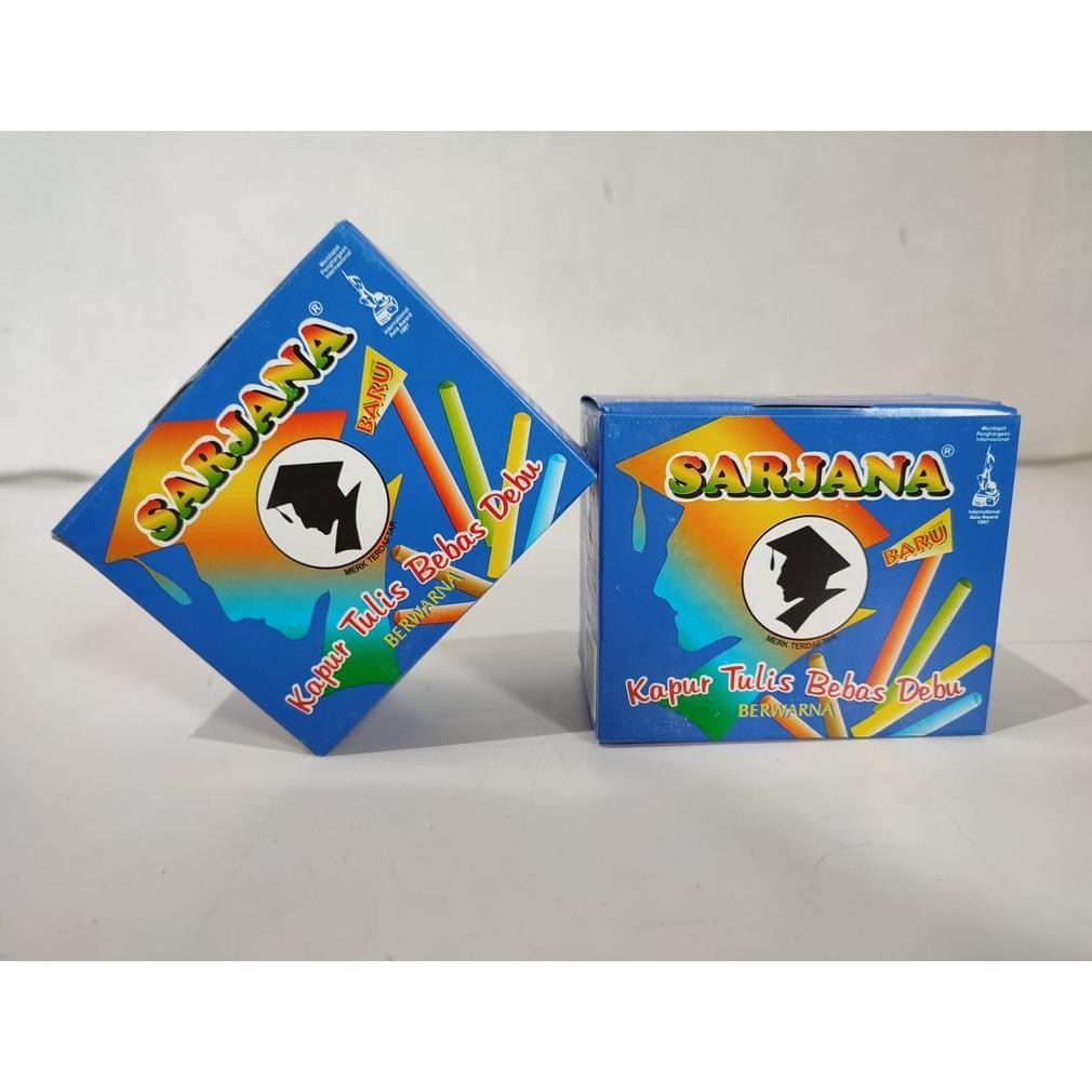 

Original Sarjana Kapur Tulis Bebas Debu Berwarna 50 Batang Paling Laris