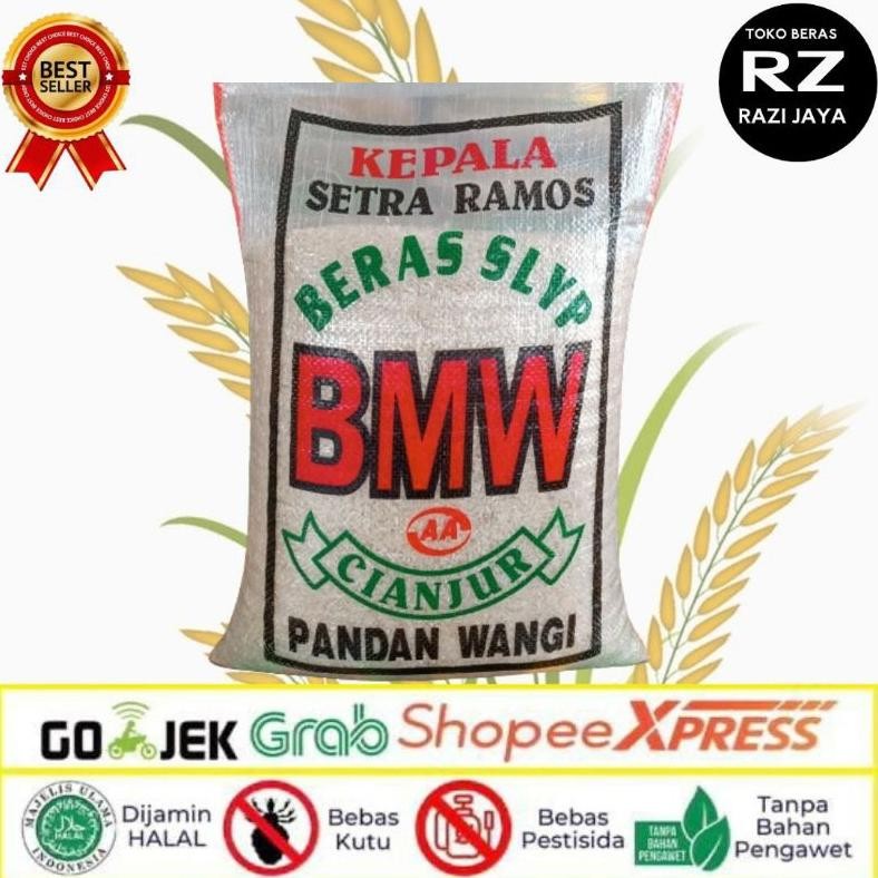 

READY STOCK Beras BMW Cianjur 5Kg 10Kg 20Kg