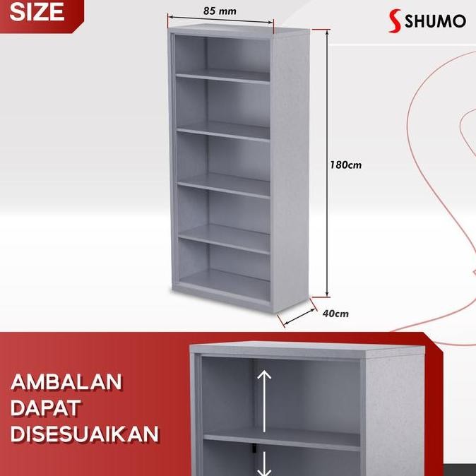 

SALE SHUMO Lemari Arsip Besi 2 Pintu Swing besi handle 1