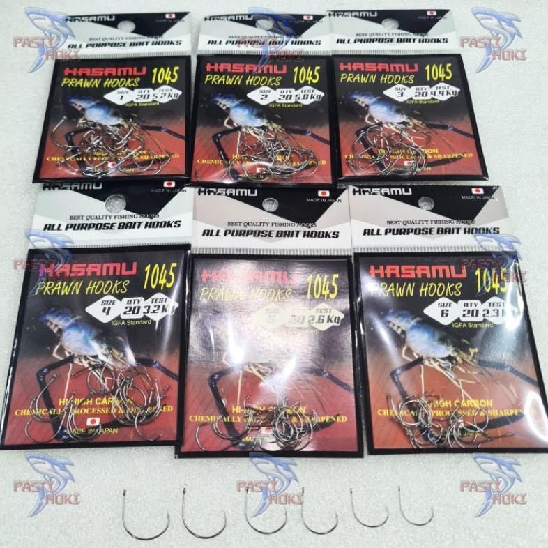 Hemat Mata Kail Udang Hasamu Prawn Made In Japan / Mata Pancing Udang Tajam Kailp000C