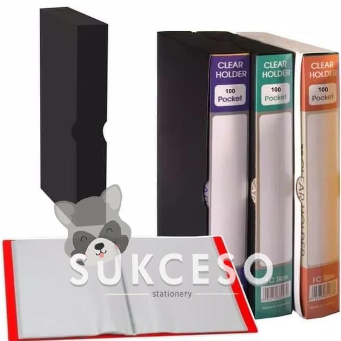 

BRG BARU Inter X Clear Holder F4 100 Pocket / Murah Berkualitas