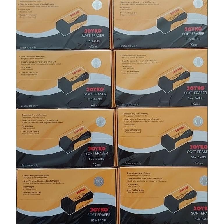 

Harga Terjangkau ( 10 Pcs ) Penghapus Joyko / Eraser Joyko B40L / Eraser 526 B40P Hitam+Putih