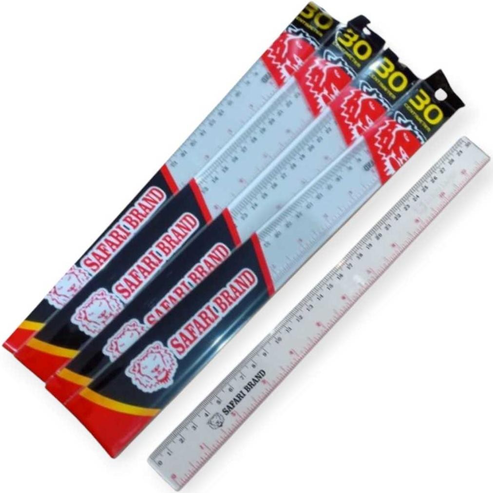 

Berkualitas Tinggi Bella 12Pcs Penggaris 30Cm Butterfly / Safari Plastik Mika