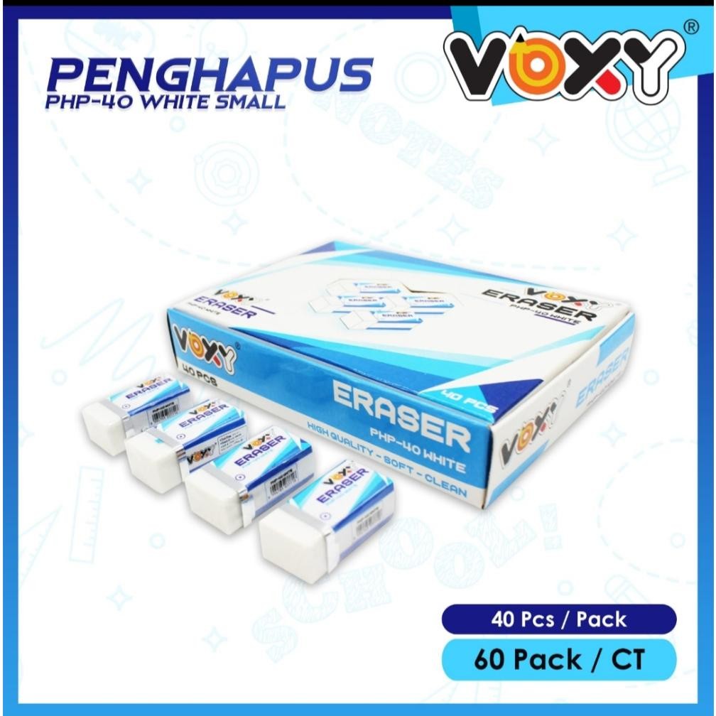 

Mudah 1 Pack 40 Pcs Penghapus Pensil Ogino / Voxy / Gm
