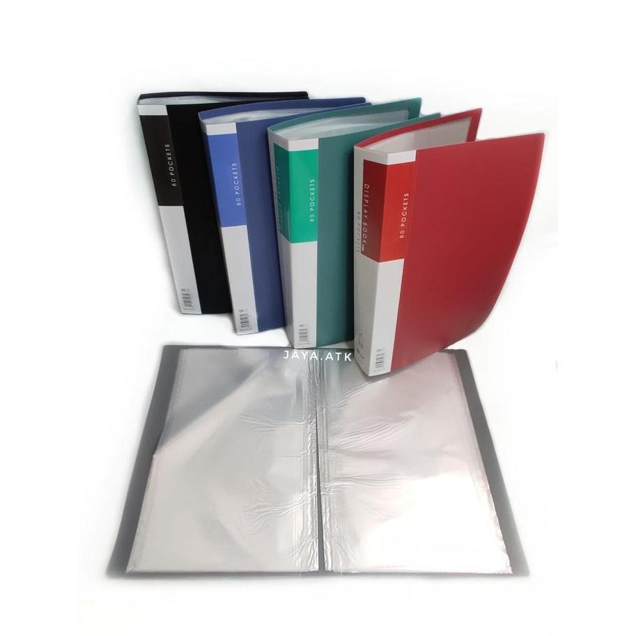 

BRG BARU MAP DOKUMEN CLEAR HOLDER 80 LBR FOLIO F4 DOCUMENT HOLDER DISPLAY BOOK