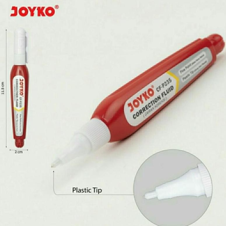 

Promo Bulan Ini 1 Lusin Correction Fluid / Tip Ex Cair Joyko Cf-P235 (12 Pcs)