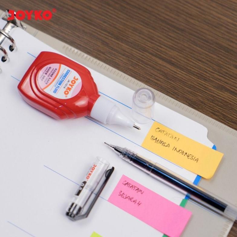 

Praktis Correction Fluid/Tipe-X Cair Joyko Jk-101A ( 1Pak/12Pcs )