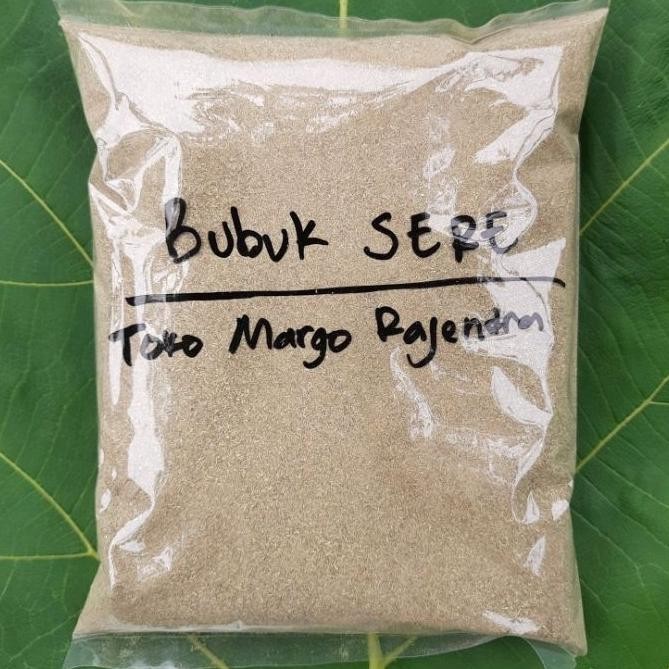 

Bubuk Serbuk Powder Serai isi 1 Kg Sere Sereh / Lemongrass Rajang Iris Kering