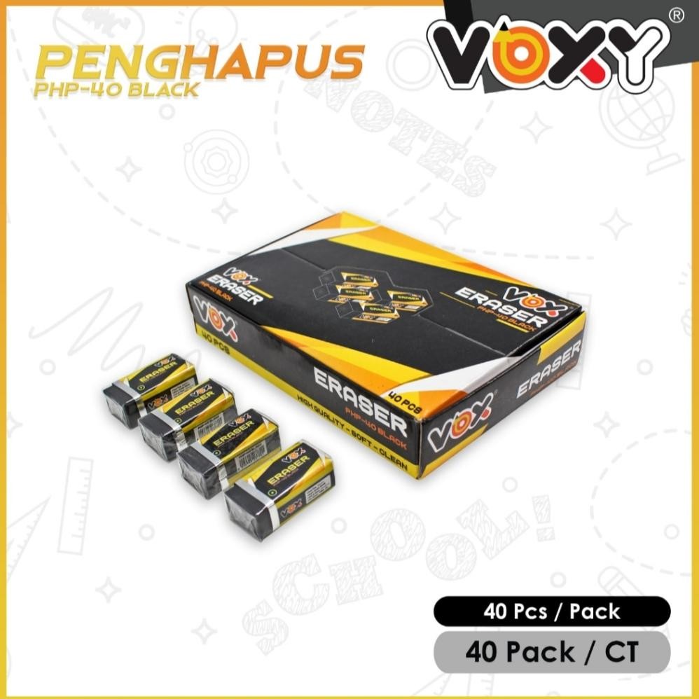 

Terpopuler 1 Pack 40 Pcs Penghapus Pensil Ogino / Voxy / Gm