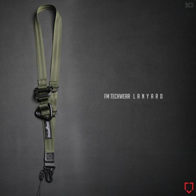 

JUAL Techwear Lanyard Gantungan Kunci Motor FM SPEXD24 Green Army xmax forza nmax cbr