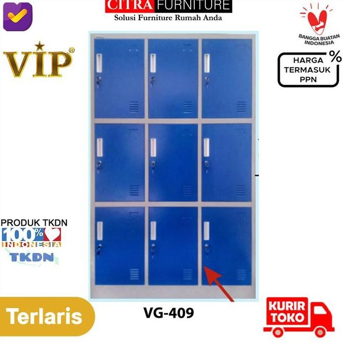 

DISKON VIP Gold Loker 9 Pintu Loker Karyawan VG-409