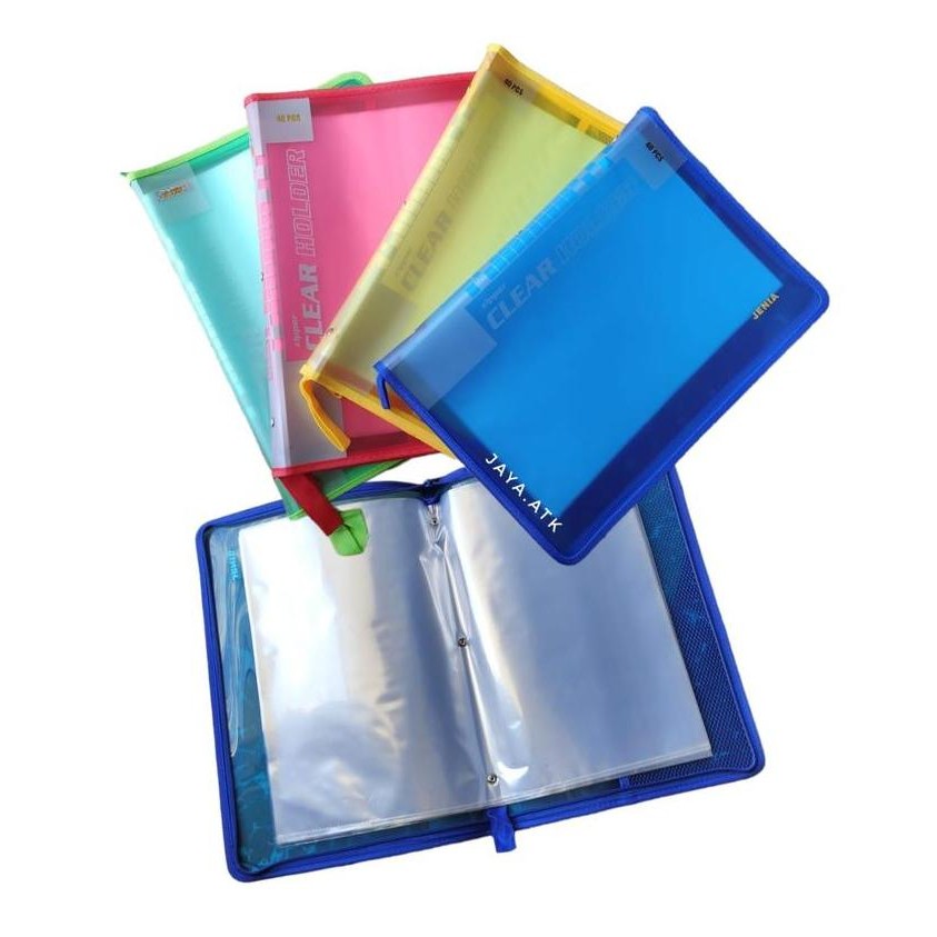 

HRG DISKON MAP DOKUMEN CLEAR HOLDER SLETING FOLIO 40 LEMBAR DISPLAY BOOK ZIPPER