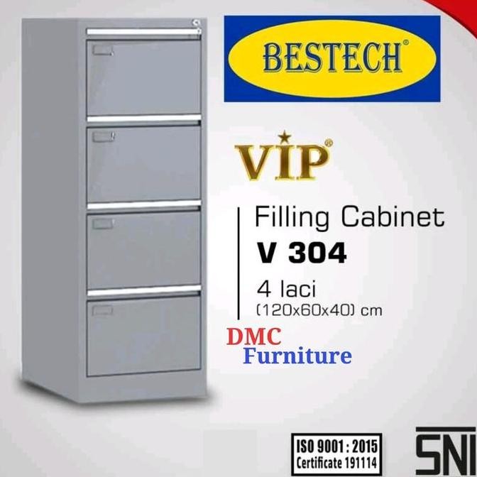 

DISKON Lemari Arsip Filling Kabinet / cabinet 4 laci vip