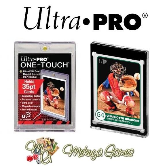 

JUAL Ultra Pro ONE-TOUCH Magnetic Holder Gold UV Sport K-Pop PhotoCard MTG