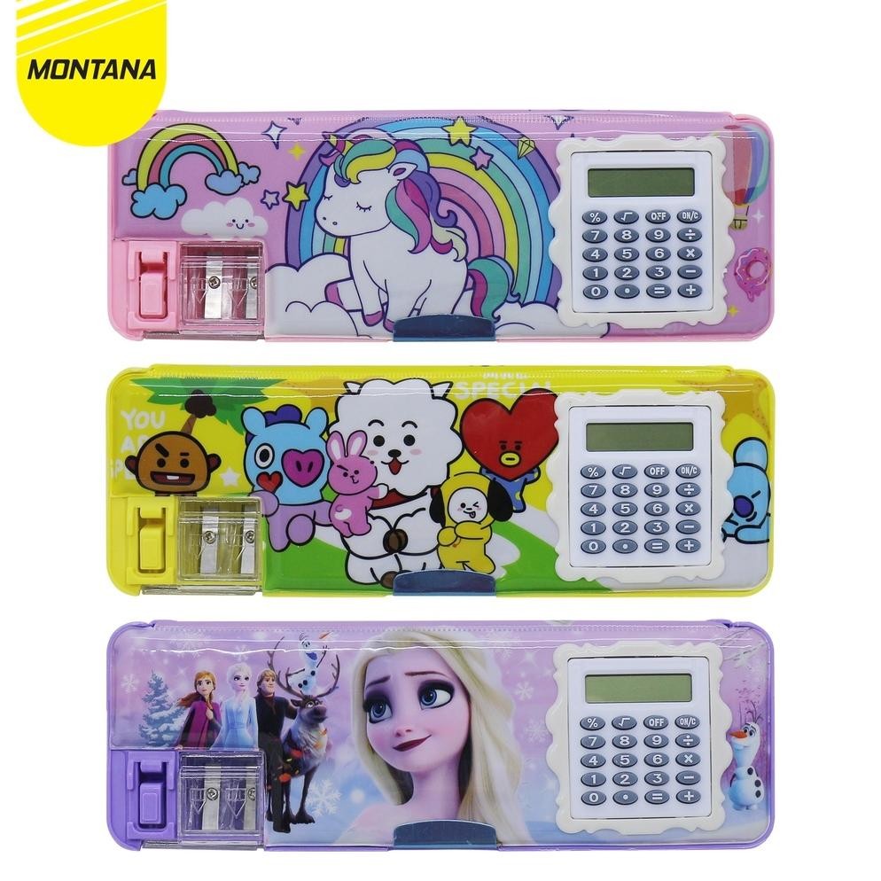 

Revolusioner Montana Pencil Case Penco 102-1 | Kotak Pensil + Kalkulator