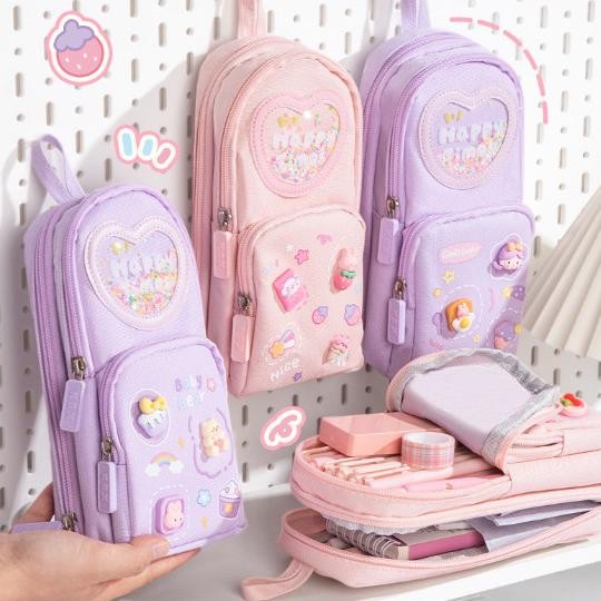 

NEW!!! Tempat pensil anak lucu sekolah korea karakter kapasitas besar aesthetic 6 sekat aesthetic