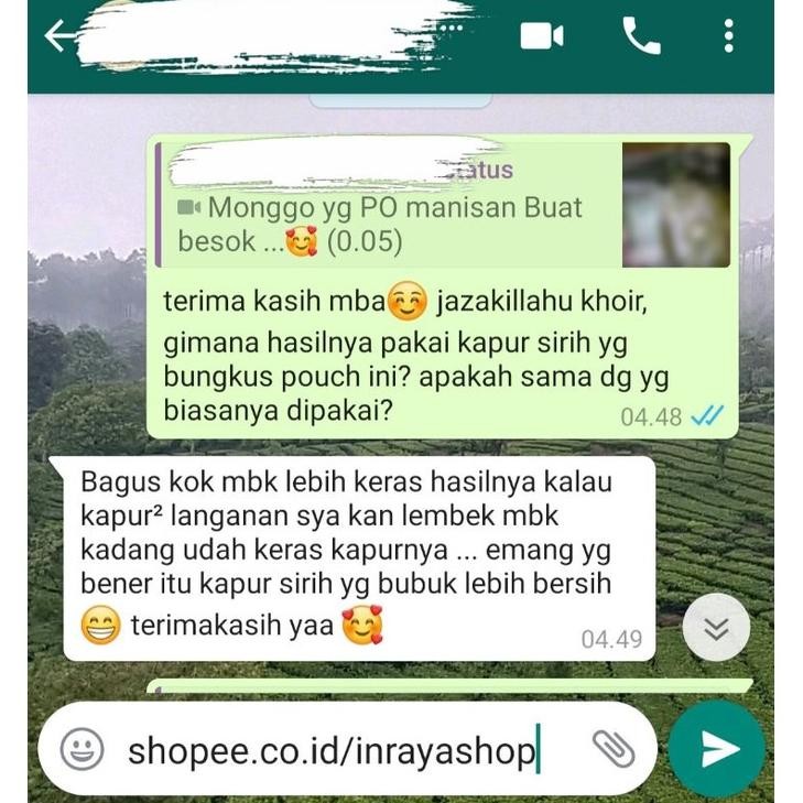 New Kapur Sirih Bubuk Premium Food Grade - Traditional Made - 100% Original Racun Shopee