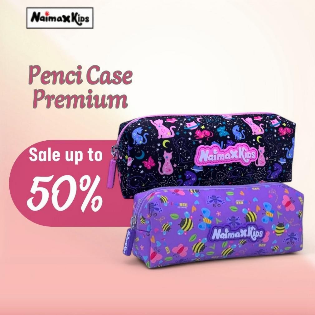 

NEW!!! Pencil Case Custom Nama | Naimax kids Pencil case premium perempuan Alat Pencil Stationery Tulisl