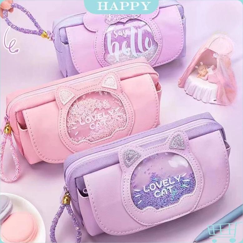 

NEW!!! [Ready] Tas Pensil Kucing Lucu Tempat Pensil Anak / Pensil Case / Pensil Pouch / Pouch Anak / Kotak Pensil Tiga Lapis Kapasitas Besar