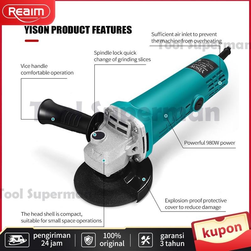 Tool Superman Angle Grinder Mesin Gerinda Tangan Mesin Gerinda Bisa Cod Gerinda Tangan Murah Origina