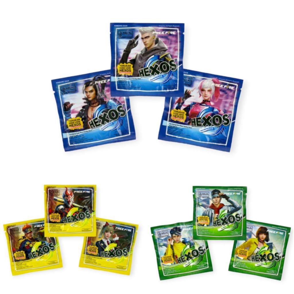 

3 Sachet Hemat Hexos Permen Pelega Tenggorokan