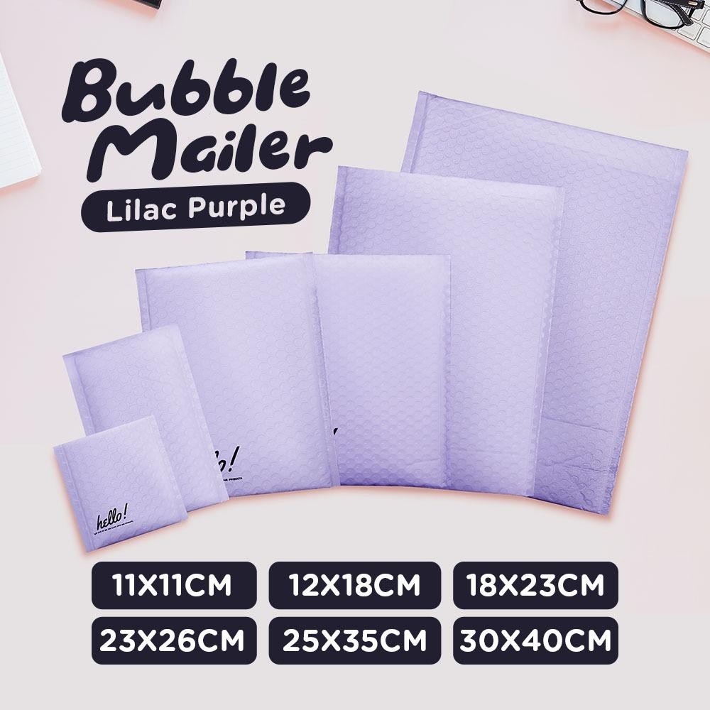 

Amplop Bubble Murah Bubble Mailer Polybubble Packing Light Purple 23X26Cm