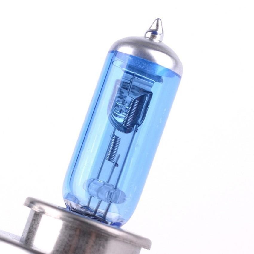 (1Pc) Lampu Mobil Headlight Halogen Xenon H4 4000K 100/90W Super Terang