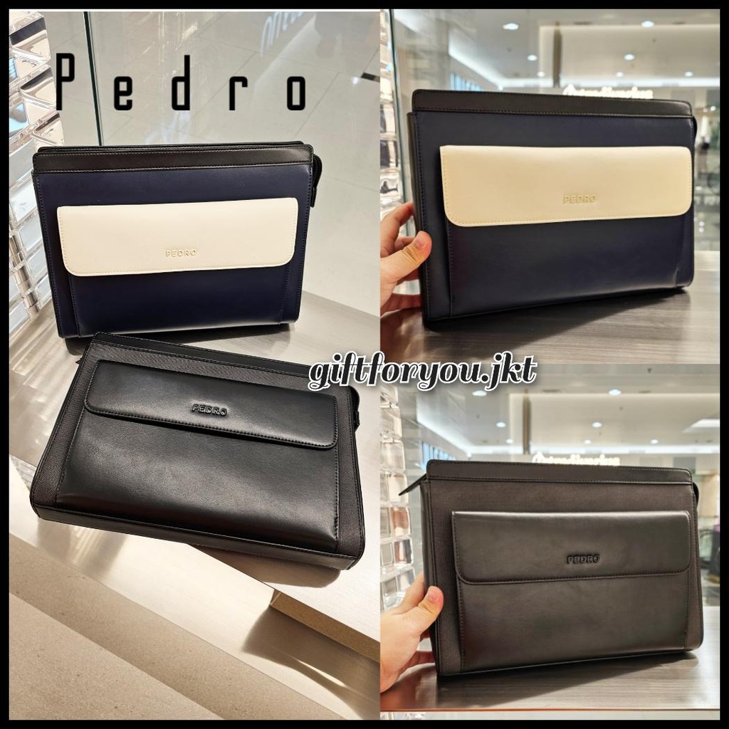 TAS PRIA PEDRO ORIGINAL EVANS PORTFOLIO BAG MAN BAG TAS KERJA CLUTCH