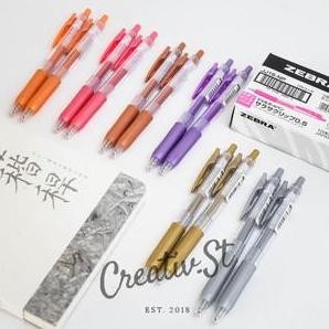 

Hot Promo !!! Zebra Sarasa Clip Shiny Gold Series Bolpen Pena Pulpen Gen 1.0 Mm (1 Pcs)