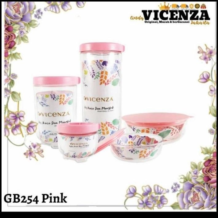 Toples Kaca Paket Wadah Saji Vicenza Gb-245