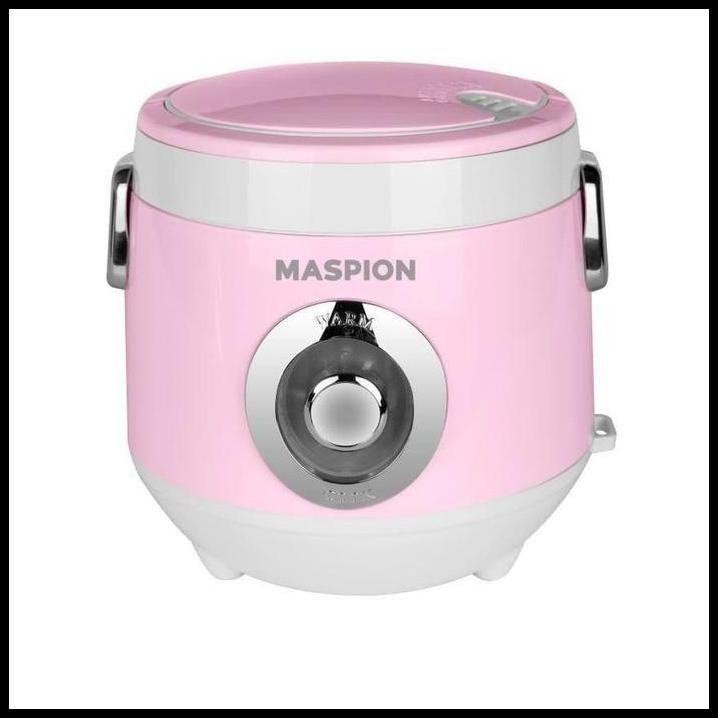 Maspion Mini Travel Cooker Mrj 053 Pink 0.5 L Magic Com Penanak Nasi