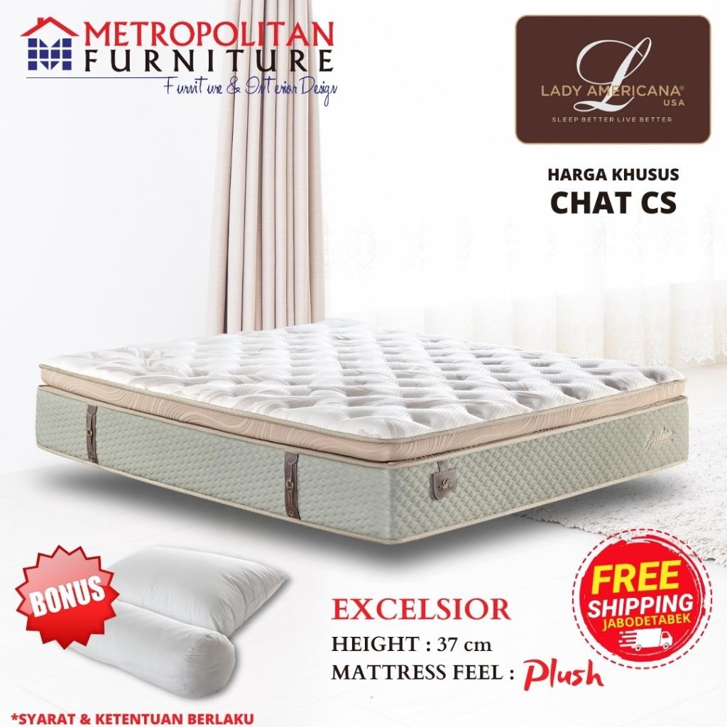 Kasur Springbed Lady Americana Excelsior Spring Bed Matras
