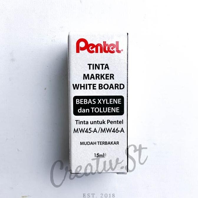

Spot Barang !!! Pentel Tinta Spidol Papan Tulis Refill Ink Whiteboard Marker White Board (1 Pcs)