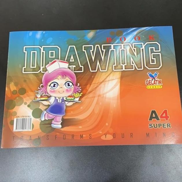 

Termurah !!! Gelatik Buku Gambar A4 Drawing Book 21 Cm X 30 Cm 8 Lembar