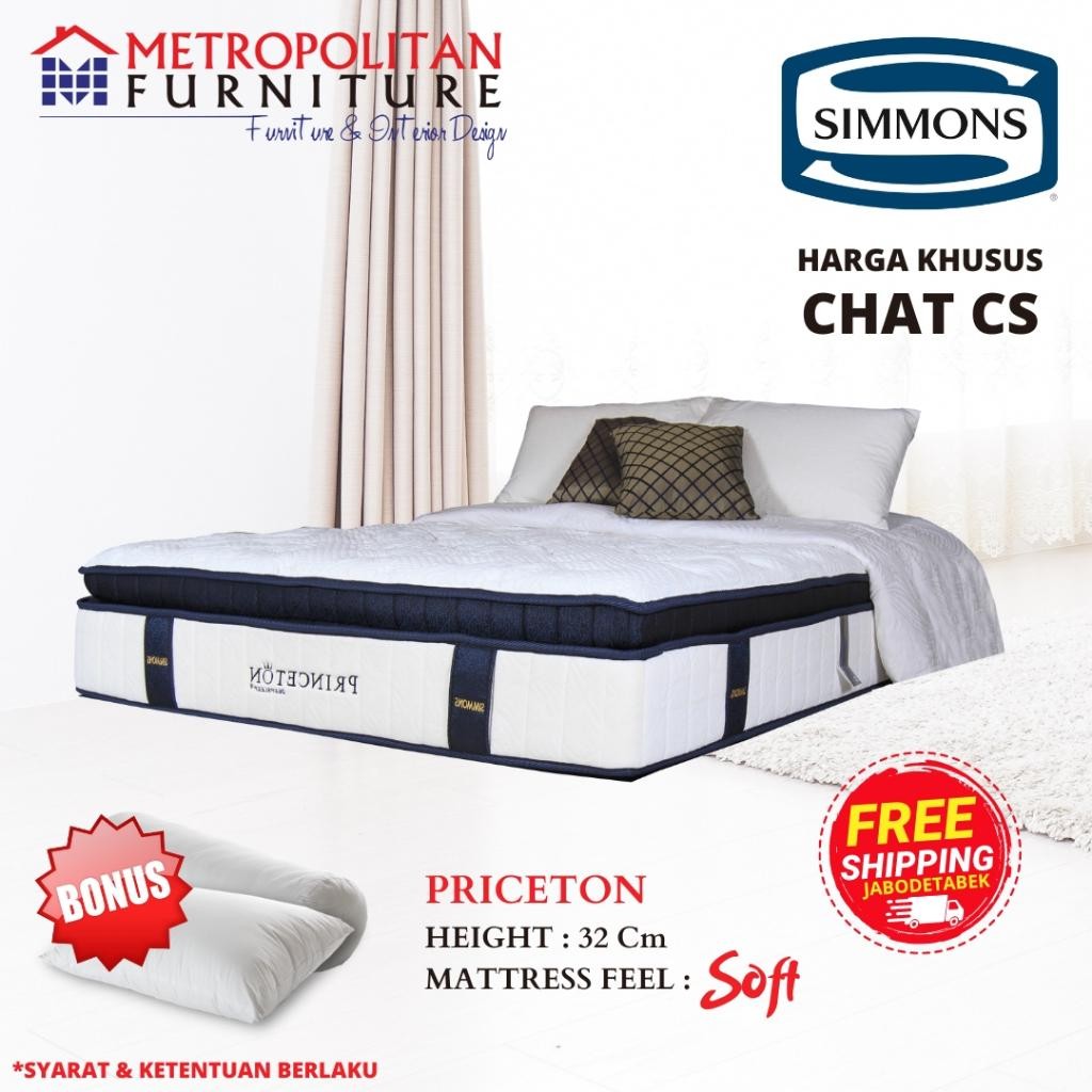 Kasur Simmons Springbed Princeton / Kasur Spring Bed Simmons Matras