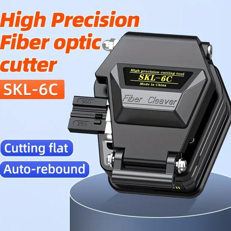 

Skl-6C Dy-6C Metal Body Fiber Cleaver Cable Cutting Knife Fttt Fiber Optic Knife Tools Cutter Fiber Cleavers 16 Surface Blade