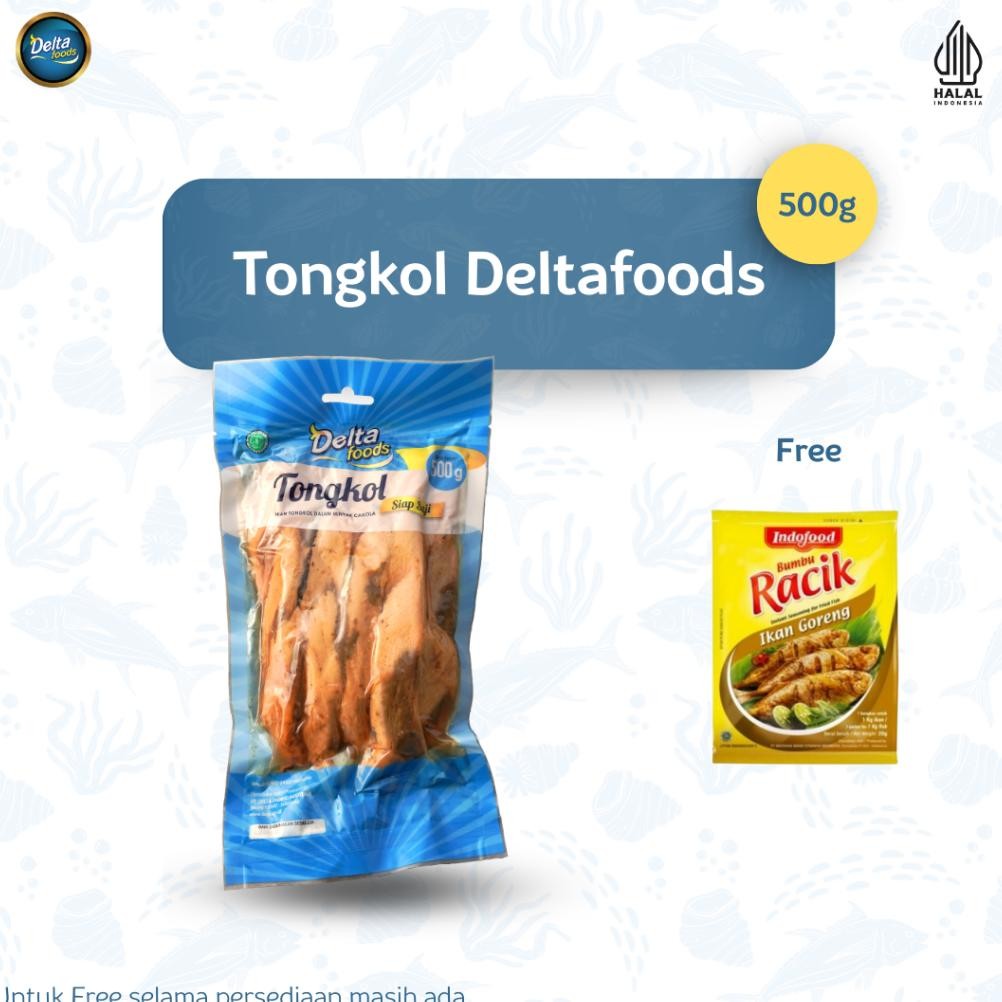 

TERMURAH DeltaFoods - Ikan Tongkol Siap Saji Dengan Minyak Kanola 500gram free Bumbu Racik Siap kirim
