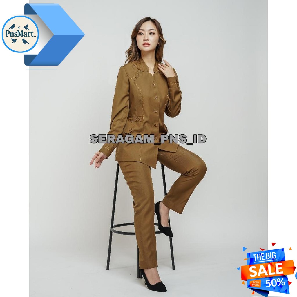 BLAZER WANITA / BAJU PDH PNS WANITA / SERAGAM PEMDA WANITA / BAJU PNS WANITA / BLAZER PNS / BAJU GUR