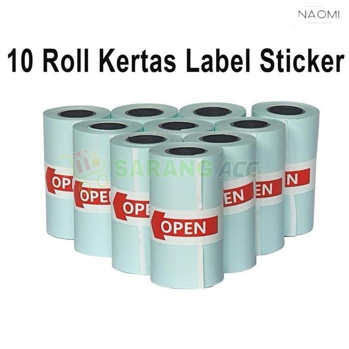 

Baru Smartcom ~ Kertas Label Sticker Thermal Continuous 57Mm X 30Mm Isi 10Roll