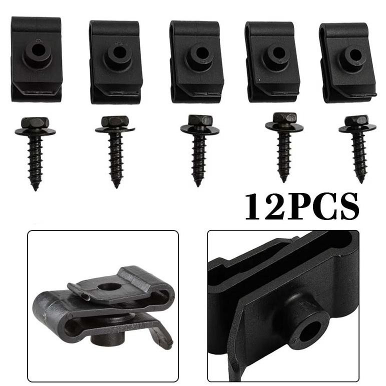 NEW 6pcs Baut Bemper Mobil  Klip Bemper Mobil Baut Fender Toyota Klip Trim Fender