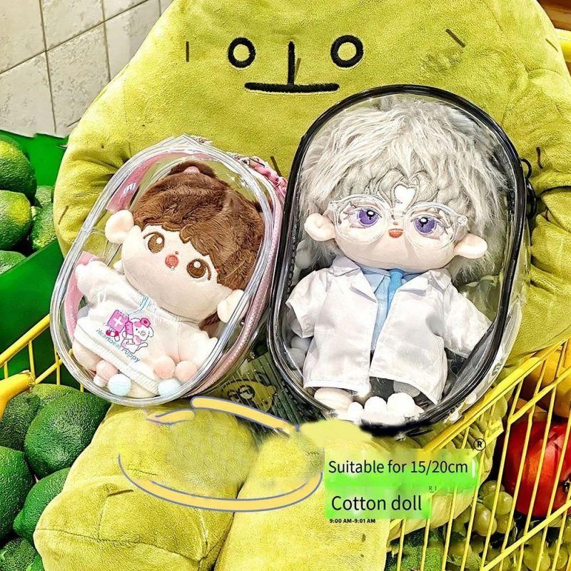 Pouch Doll 17 Cm Pvc Pouch Boneka Pouch Mini Labubu  Boneka Kotak Buta Pouch