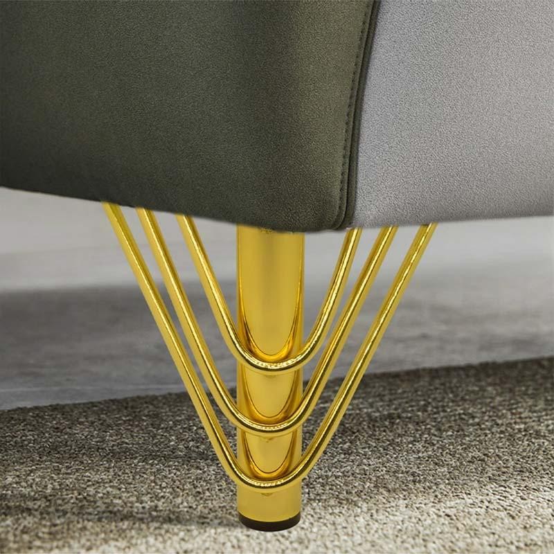 15Cm Kaki Sofa Emas Kaki Furnitur Emas Sofa Leg Heavy Duty Kaki Kursi Besi
