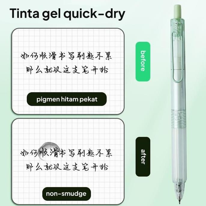 

New Collection !!! Double Bead Quick Dry Gel Pen Pastel Body [Creativ]