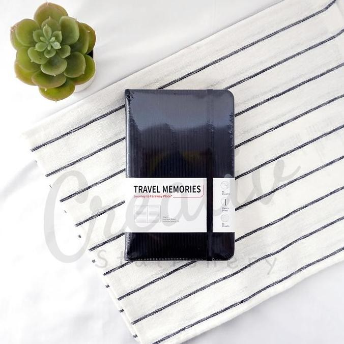 

Spot Barang !!! Minimalist Hardcover Travel Agenda Notebook Strap Buku Saku A6 Bixu