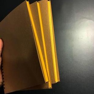 

New Collection !!! [Tulis Id] Basic Brown Paper Kraft Spiral Notebook A5 Blank Grid Dotted Buku Catatan