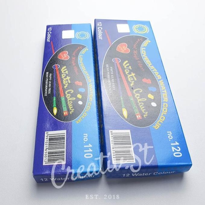 

New Collection !!! Mr. Love Guitar Cat Air No 110 120 Set Paint Lukis Watercolor