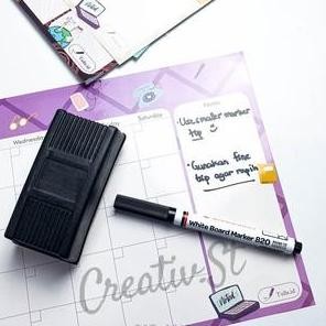 

Spot Barang !!! [Tulis Id] Erasable Colorful Monthly Plan Memopad A4 Matte Paper 150 Gram