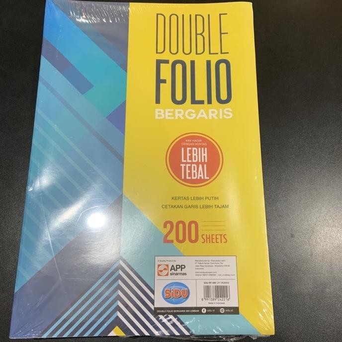 

Eksclusiv !!! Sinar Dunia Kertas Double Folio Bergaris 200 Lembar (1 Pak)